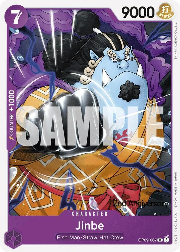 Jinbe, Emperors in the New World: 2nd Anniversary Tournament Cards OP09-067