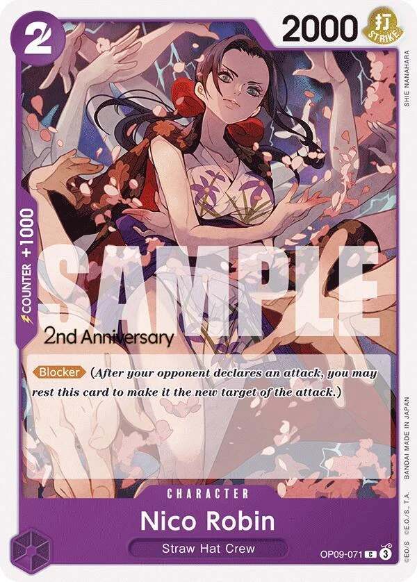 Nico Robin, Emperors in the New World: 2nd Anniversary Tournament Cards OP09-071