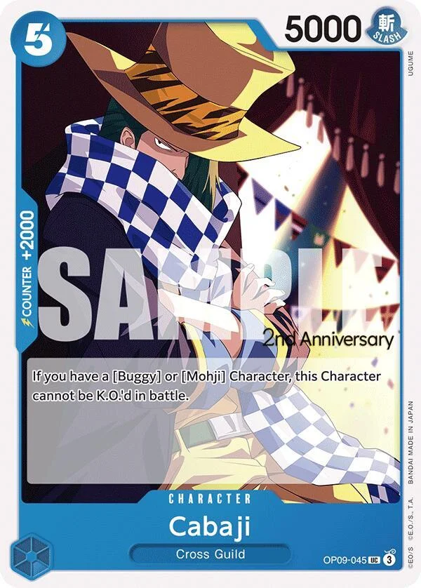 Cabaji, Emperors in the New World: 2nd Anniversary Tournament Cards OP09-045