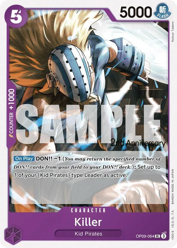 Killer, Emperors in the New World: 2nd Anniversary Tournament Cards OP09-064