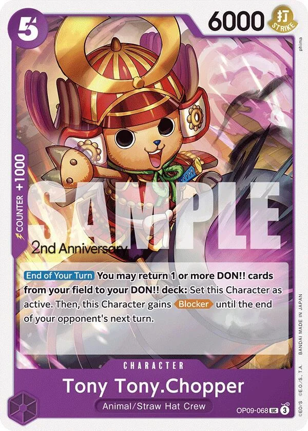 Tony Tony.Chopper, Emperors in the New World: 2nd Anniversary Tournament Cards OP09-068