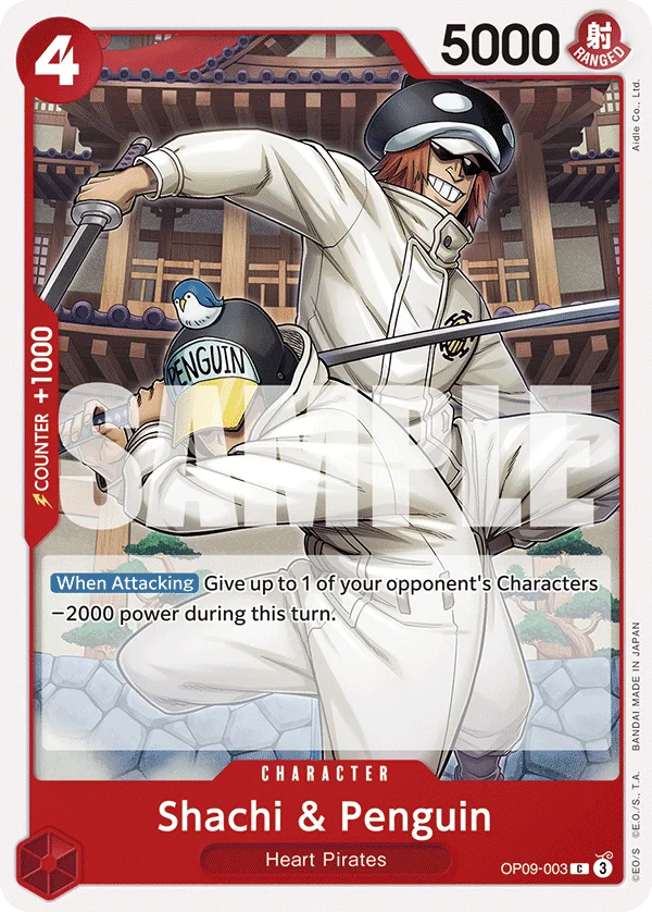 Shachi & Penguin, Emperors in the New World OP09-003