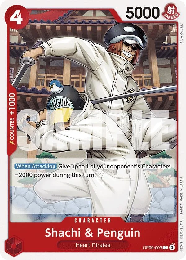 Shachi & Penguin, Emperors in the New World OP09-003