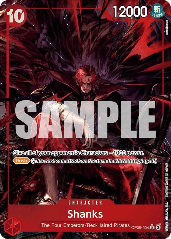 Shanks, Emperors in the New World OP09-004