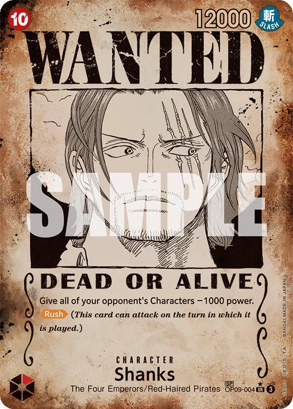 Shanks, Emperors in the New World OP09-004