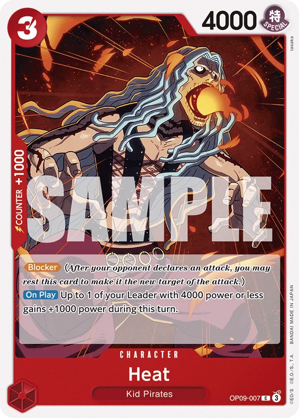 Heat, Emperors in the New World OP09-007