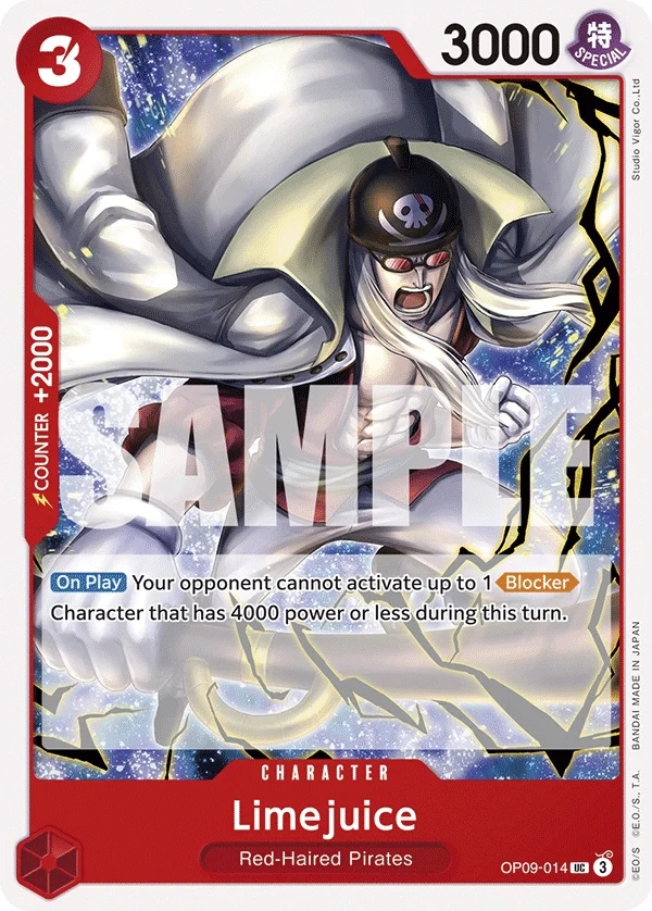 Limejuice, Emperors in the New World OP09-014