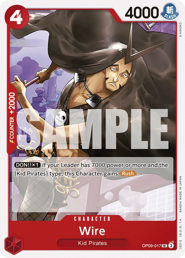 Wire, Emperors in the New World OP09-017