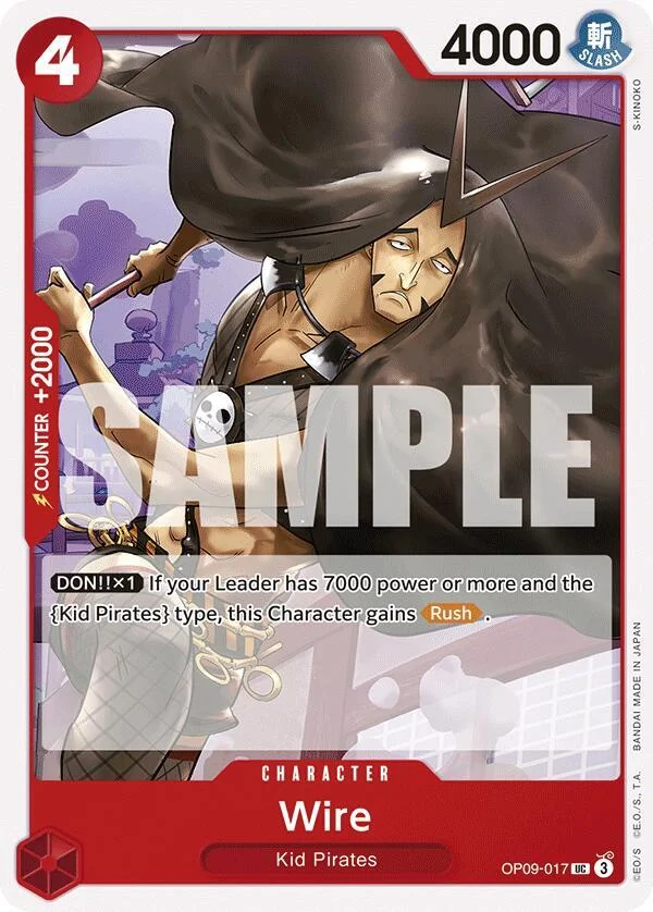 Wire, Emperors in the New World OP09-017
