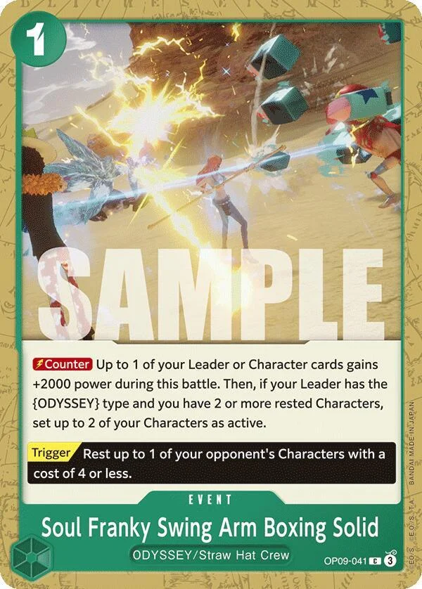 Soul Franky Swing Arm Boxing Solid, Emperors in the New World OP09-041