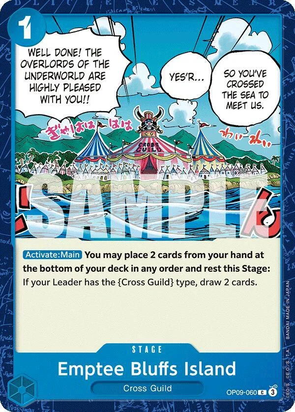 Emptee Bluffs Island, Emperors in the New World OP09-060