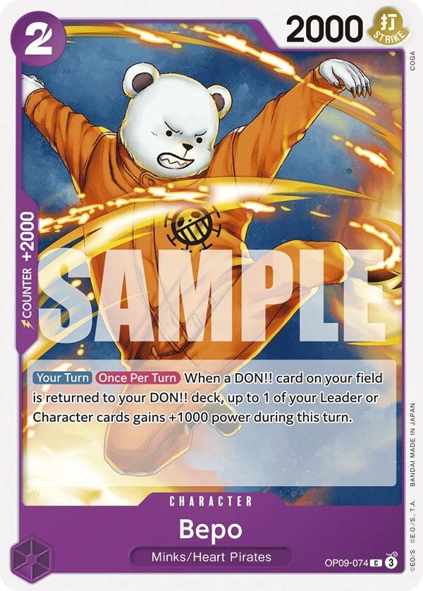 Bepo, Emperors in the New World OP09-074