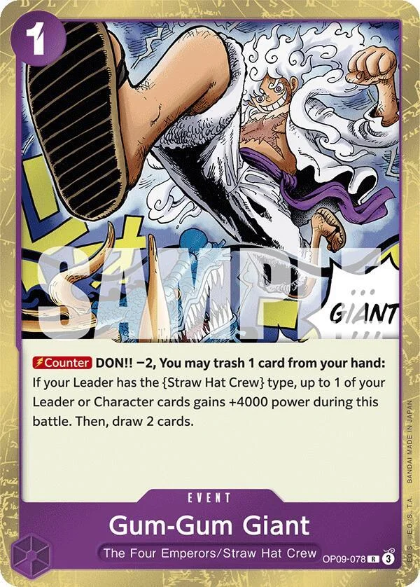 Gum-Gum Giant, Emperors in the New World OP09-078