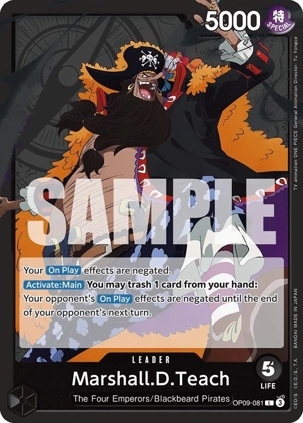 Marshall.D.Teach, Emperors in the New World OP09-081