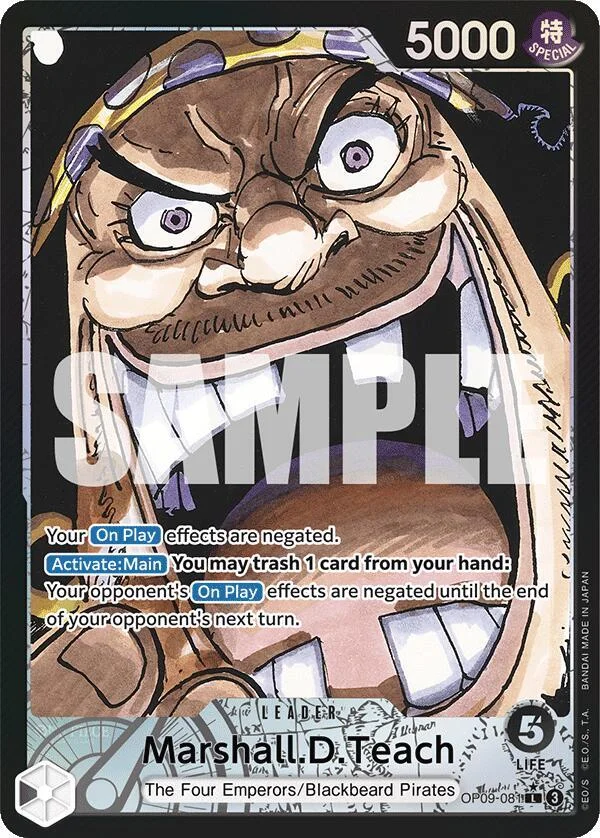 Marshall.D.Teach, Emperors in the New World OP09-081