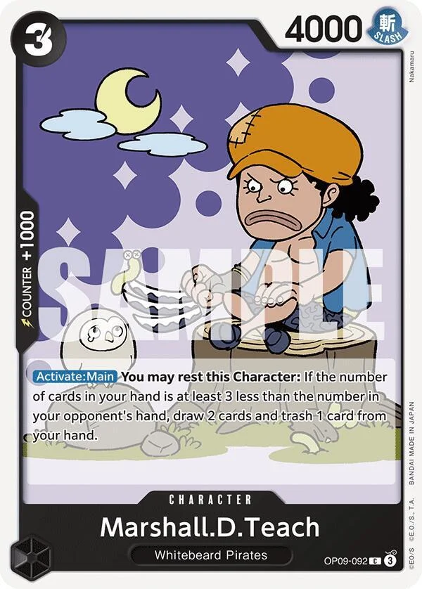 Marshall.D.Teach, Emperors in the New World OP09-092