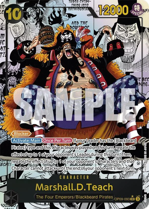 Marshall.D.Teach, Emperors in the New World OP09-093