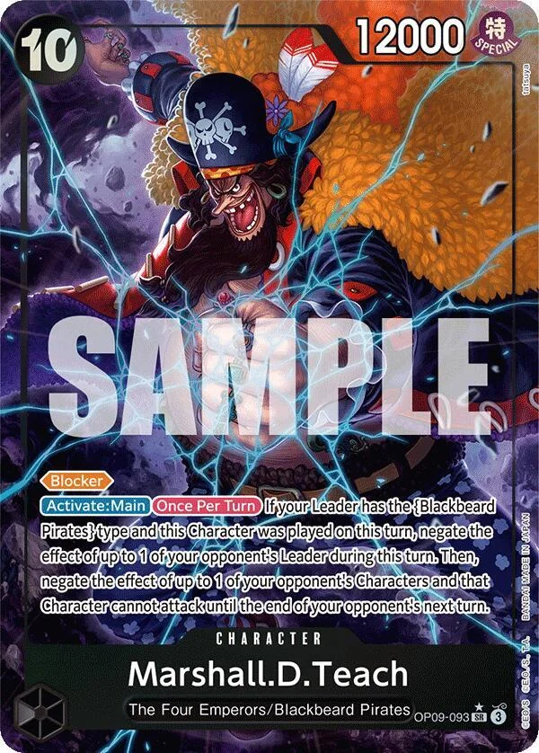 Marshall.D.Teach, Emperors in the New World OP09-093