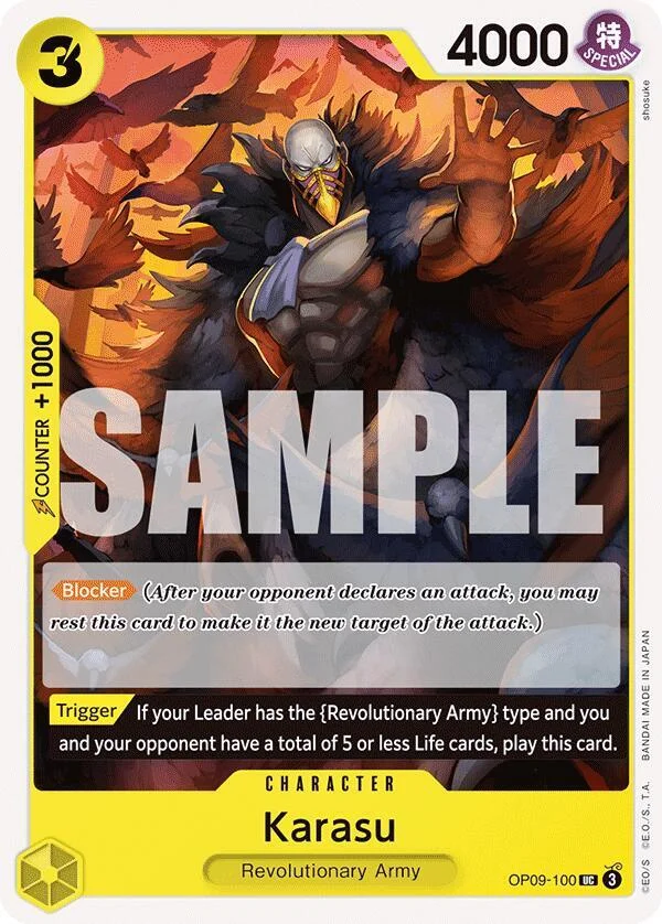 Karasu, Emperors in the New World OP09-100