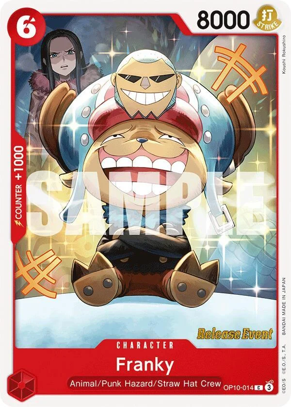 Franky, Royal Blood Release Event Cards OP10-014