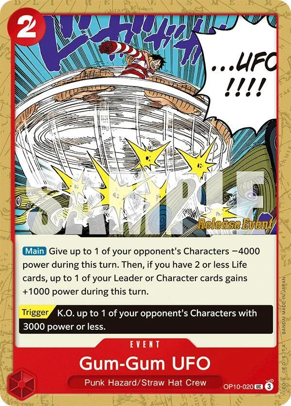 Gum-Gum UFO, Royal Blood Release Event Cards OP10-020