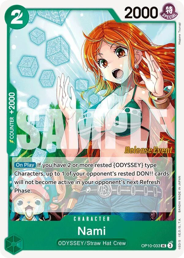 Nami, Royal Blood Release Event Cards OP10-033
