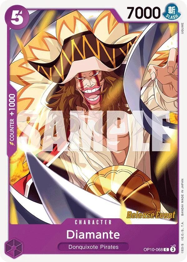 Diamante, Royal Blood Release Event Cards OP10-068