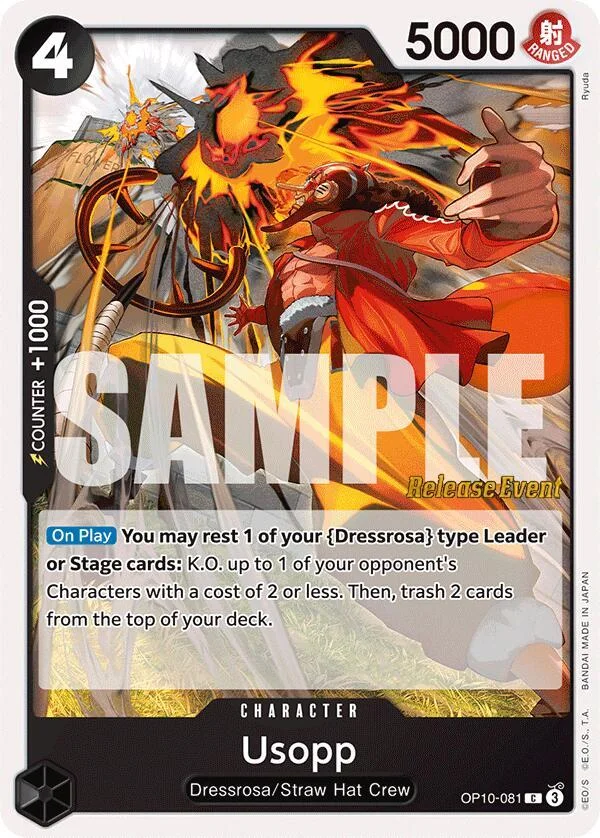 Usopp, Royal Blood Release Event Cards OP10-081