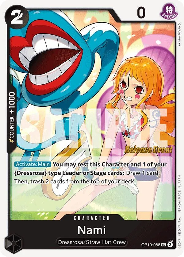 Nami, Royal Blood Release Event Cards OP10-088