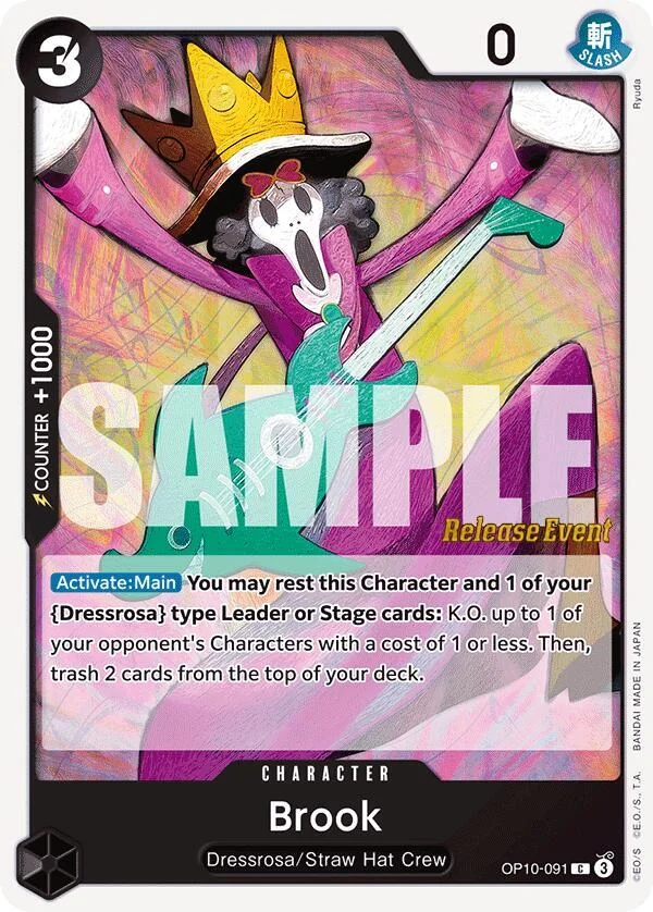 Brook, Royal Blood Release Event Cards OP10-091