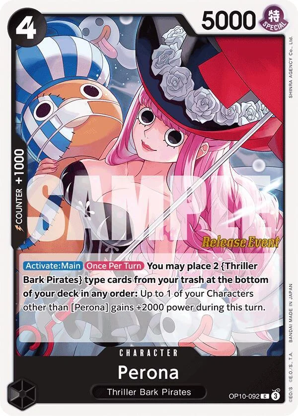Perona, Royal Blood Release Event Cards OP10-092