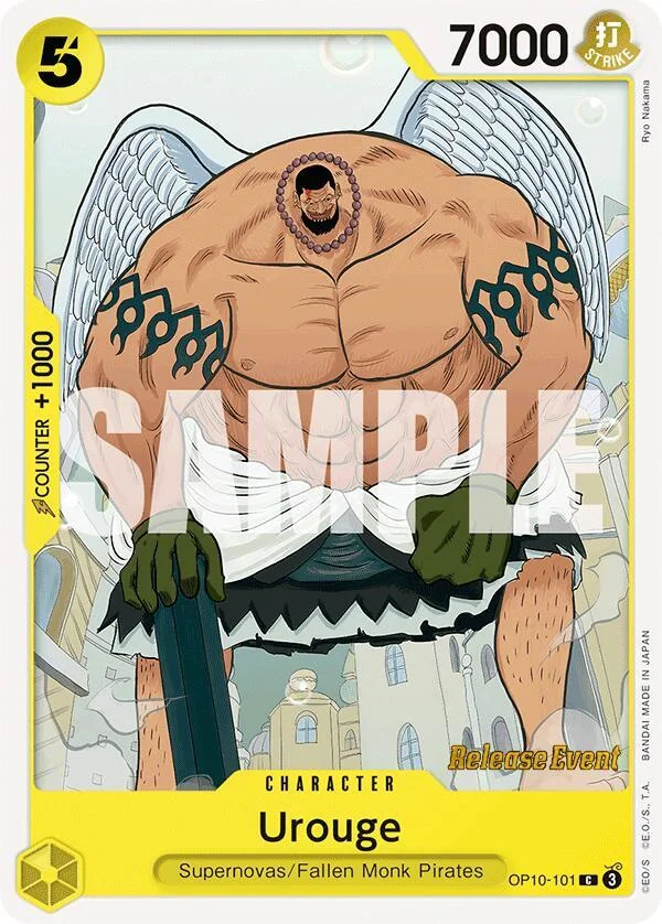 Urouge, Royal Blood Release Event Cards OP10-101