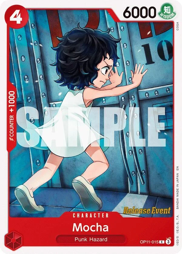 Mocha, A Fist of Divine Speed Release Event Cards OP11-015