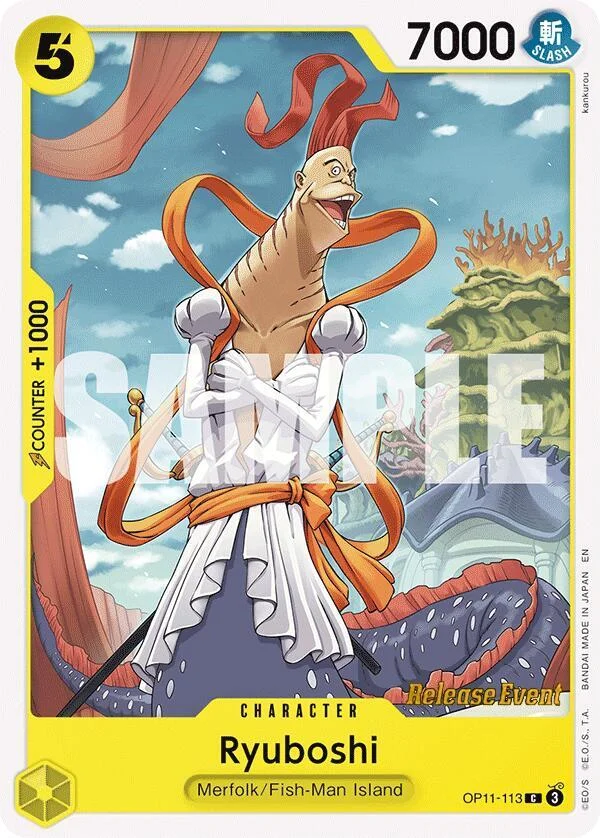 Ryuboshi, A Fist of Divine Speed Release Event Cards OP11-113