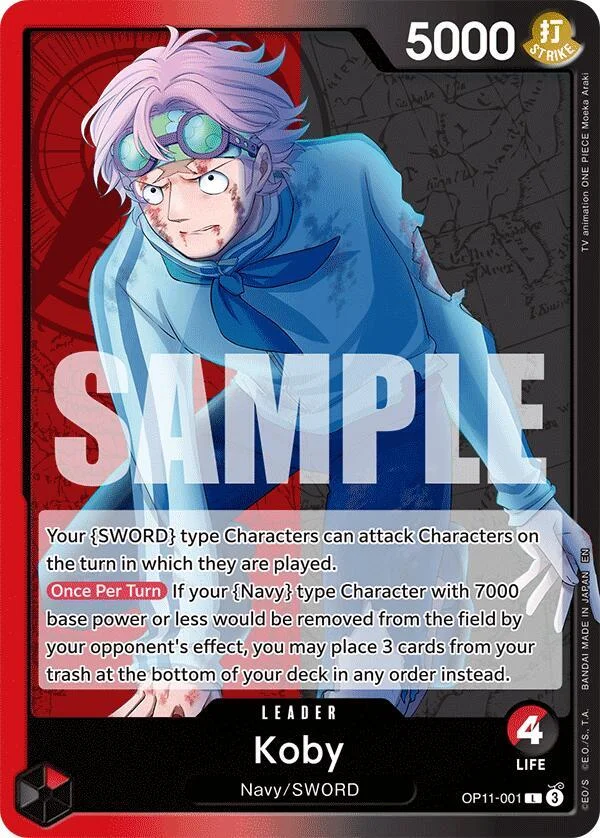 Koby, A Fist of Divine Speed OP11-001
