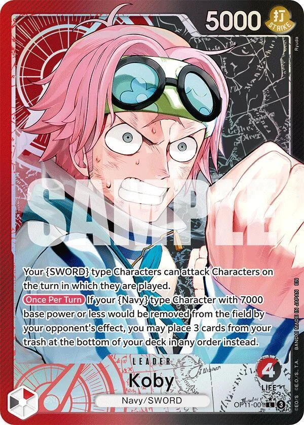 Koby, A Fist of Divine Speed OP11-001