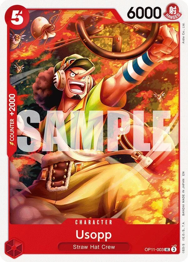 Usopp, A Fist of Divine Speed OP11-003