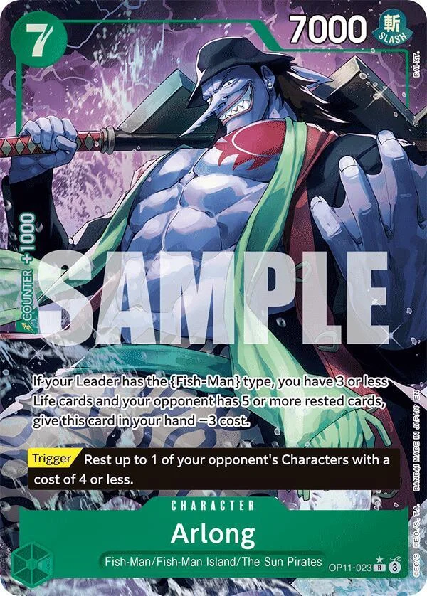 Arlong, A Fist of Divine Speed OP11-023