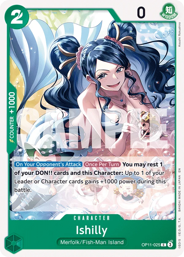 Ishilly, A Fist of Divine Speed OP11-025