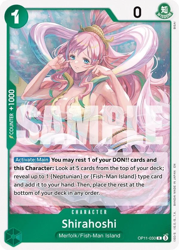 Shirahoshi, A Fist of Divine Speed OP11-030