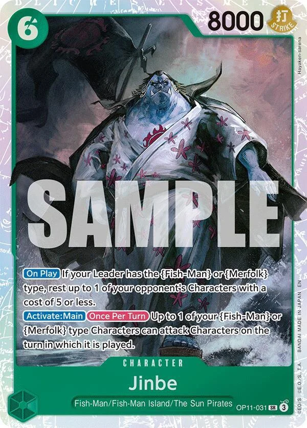 Jinbe, A Fist of Divine Speed OP11-031