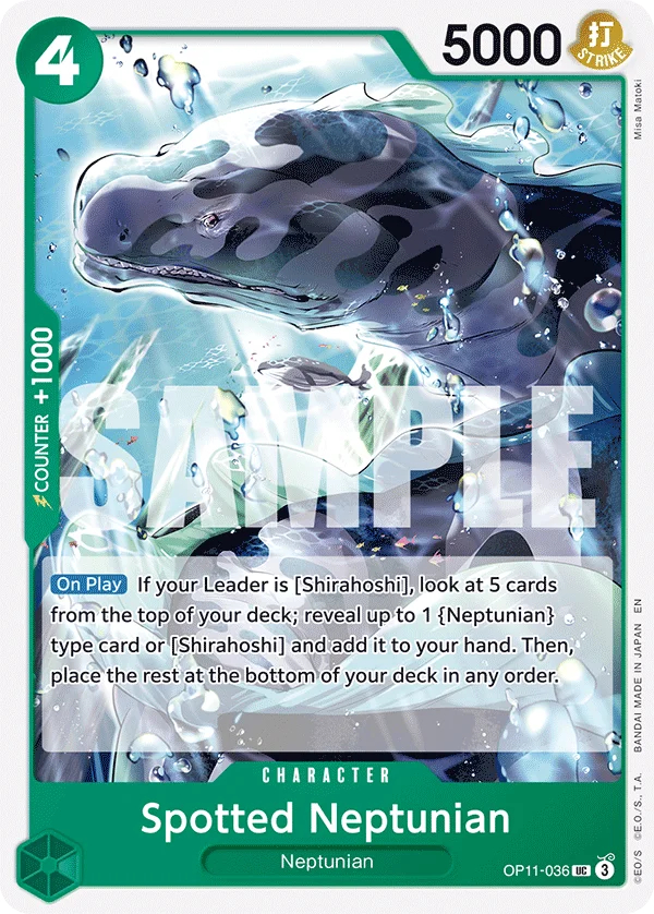 Spotted Neptunian, A Fist of Divine Speed OP11-036
