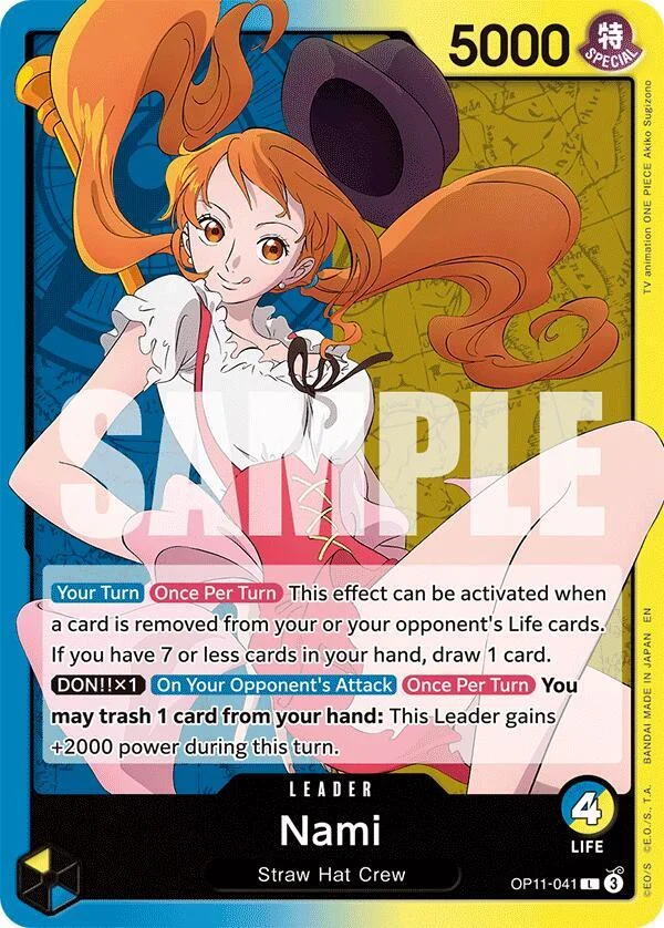 Nami, A Fist of Divine Speed OP11-041