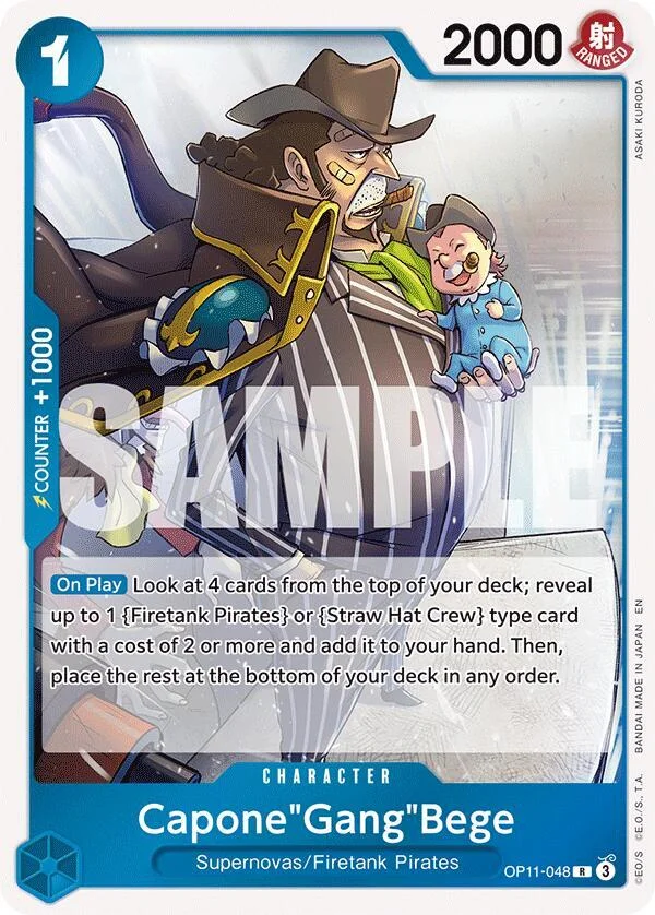 Capone"Gang"Bege, A Fist of Divine Speed OP11-048