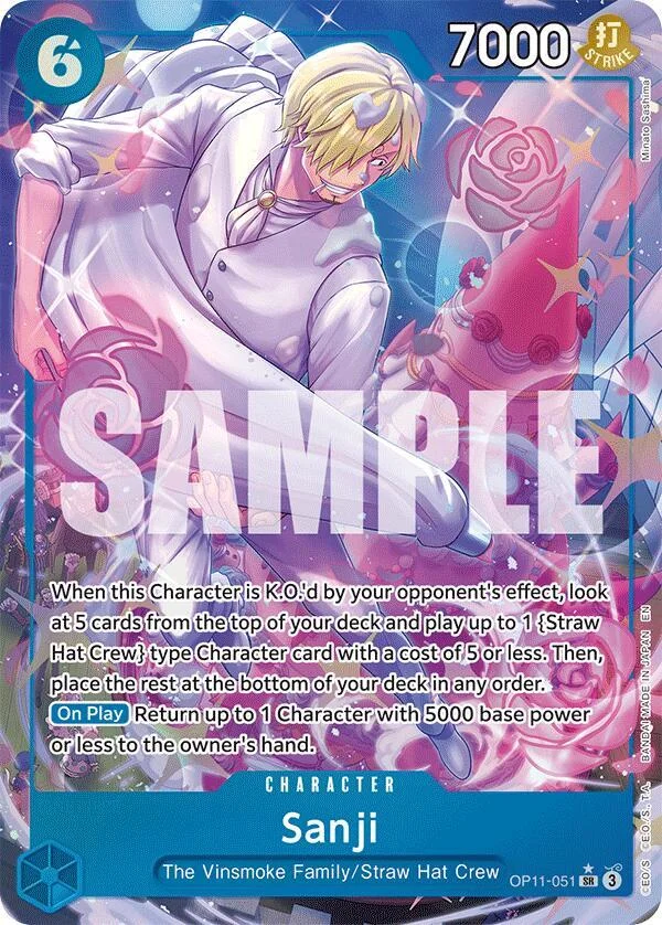 Sanji, A Fist of Divine Speed OP11-051