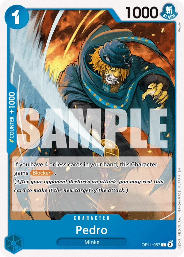 Pedro, A Fist of Divine Speed OP11-057