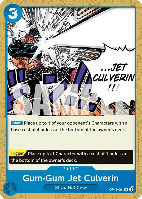 Gum-Gum Jet Culverin, A Fist of Divine Speed OP11-061