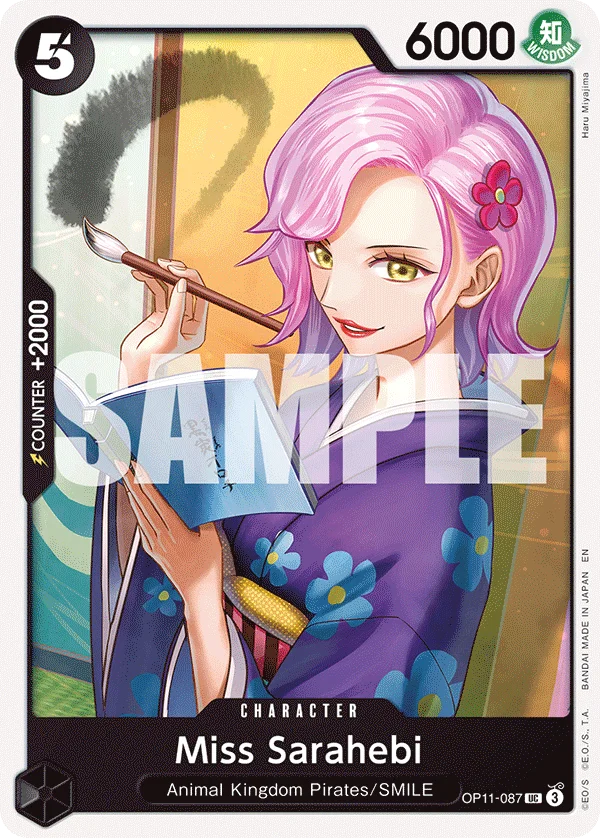 Miss Sarahebi, A Fist of Divine Speed OP11-087