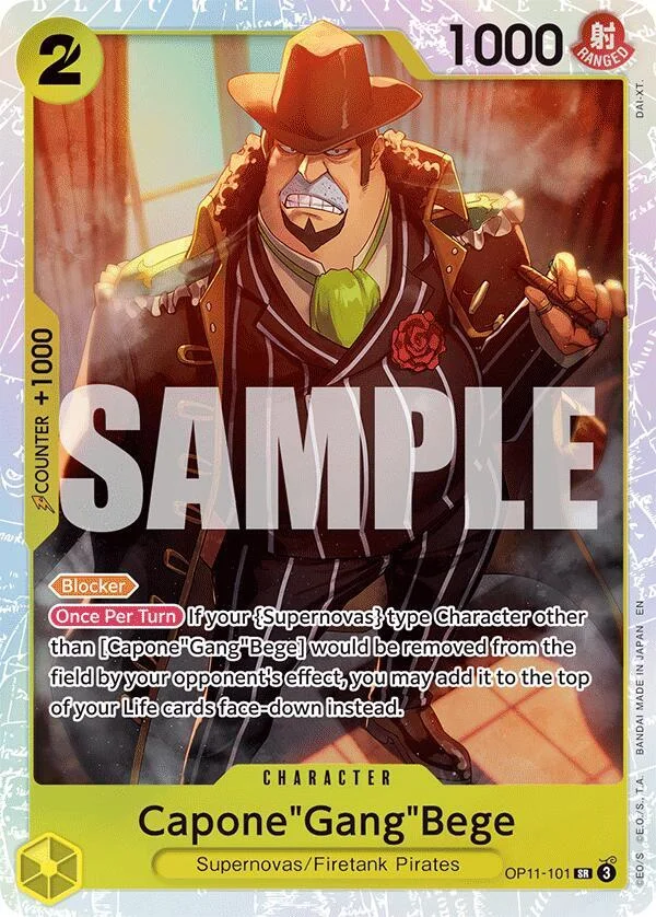 Capone"Gang"Bege, A Fist of Divine Speed OP11-101