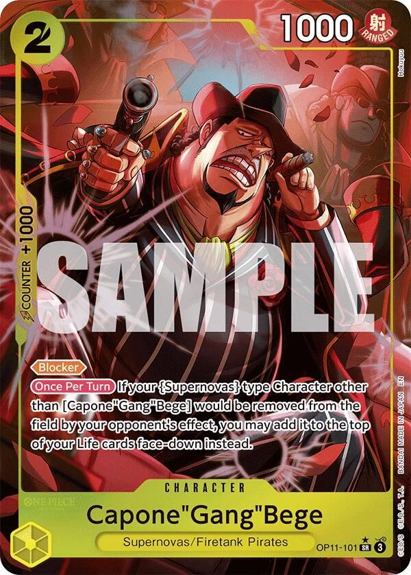 Capone"Gang"Bege, A Fist of Divine Speed OP11-101